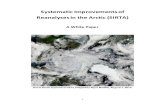 Systematic Improvements of Reanalyses in the Arctic (SIRTA) · Such data are only useful to reanalysis generation if ... ERA-20C 1900-2010 Sfc pres. 125 km, L91 Poli et al. (2016)