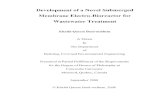 Development of a Novel Submerged Membrane Electro-Bioreactor for Wastewater Treatment · 2013. 1. 22. · 2.4 Electrocoagulation 41 2.4.1 General Description 41 2.4.2 Advantages and