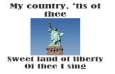 My Country Tis of thee - LDSChoristers.comldschoristers.com/wp-content/uploads/2016/11/My-Country-Tis-of-thee.pdfthee Sweet land of liberty Of thee I sing . Land where my fathers died