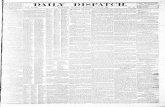 Daily dispatch (Richmond, Va.).(Richmond, Va.) 1867-07-20 [p ]. · 2017. 12. 18. · VOL. XXXHI.. RICHMOND, SATURDAY MORNING, JULY 20, 1867. NO.36. "h7: dispatch. SYCOWARDIN&ELLYSON.