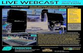 LIVE WEBCAST AUCTION · 2020. 10. 30. · 4,000 RPM Milling, 50 HP Spindle, 25-Station ATC, 12-Station Horizontal ATC, 787 IPM Rapid Traverse, Right Angle Milling Head, Renishaw RMP