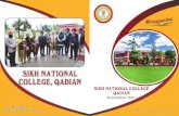 Sikh National College QadianProspectus 2020-21 General fee Structure of the Courses g: 2ND SEM. 7,200 7,000 7,700 7,000 9,400 7,000 7,900 6,200 7,200 7,700 12,000 6,100 7,100
