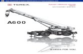 Pop PDF - Free Crane Specs1).pdf1 A600 A600 ROUGH TERRAIN CRANE A600 DATASHEET METRIC WORKS FOR YOU. View thousands of Crane Specifications on FreeCraneSpecs.comView thousands of Crane