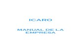 MANUAL DE LA EMPRESA - UAL - Universidad de Almeríausando el correo del responsable de la empresa con el que se registró en ICARO recibirá una dirección desde donde podrá crear