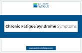 Chronic fatigue syndrome symptoms - Quit Chronic Fatigue