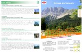 Gresse en Vercors 2018 2018... · Vercors. Departure : From the village, take the road towards ol of Allimas. Park at the ol (small car park). --> Retrace your steps taking the road