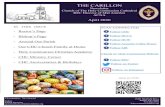 THE CARILLON · 2020. 4. 2. · THE CARILLON Newsletter Church of The Holy Communion Cathedral REC Diocese of Mid ... This Sunday marks the beginning of Holy Week. But as next week