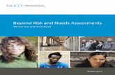 Beyond Risk and Needs Assessments - Evident Change...supervision approaches. To enhance clarity, the interview was modified based on experience gained in the development process. A