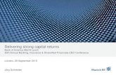 Delivering strong capital returns - Munich Re · 2019. 10. 15. · Delivering strong capital returns – 29 September 2015 1 plainpicture / fStop /Ralf Hiemisch Delivering strong