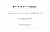 MIPS64® Architecture For Programmers Volume II: The …scc.ustc.edu.cn/zlsc/lxwycj/200910/W020100308600769158777.pdfCopyright © 2001-2003,2005 MIPS Technologies Inc. All rights reserved.