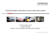 Transportation Solutions from Italy and Japan 5. Transformation of Ansaldo, Breda and Hitachi 5 1853