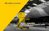 RAIL DEPOT LIFTING & HANDLING EQUIPMENT · 2017. 5. 3. · 2 | +44 (0)114 257 0563 ENTENTE CORDIALE In March 2017, we began a new chapter in Mechan’s history, joining French group,