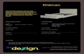 Kidman - By Dezign · Kidman dimensions (mm) configurations Queen bed warranty assembly Self assembly required country of origin material 100% polyester fabric upholstery Solid timber