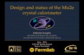 Design and status of the Mu2e crystal calorimeter · Mu2e experiment design The Mu2e Calorimeter, R.Donghia 2 PS TS DS May 10, 2018 Detector Solenoid: stopping target and detectors