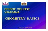points, lines for vikasana BRIDGE COURSE (4) updated 1mATHS … · 2012. 5. 19. · BRIDGE COURSE VIKASANA GEOMETRY-BASICS. Vikasana - CET 2012. Vikasana - CET 2012 ... we name any