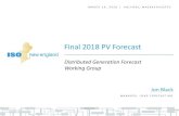 Final 2018 PV Forecast - ISO New England...Feb 12, 2018  · production that is behind-the-meter (BTM), i.e., PV that does not participate in ISO markets –This requires historical