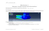Workshop 1 Abaqus model build and Simulation · 2020. 7. 3. · This workshop will give you an opportunity to generate an Abaqus model using the Graphical User Interface (GUI), Abaqus/CAE,