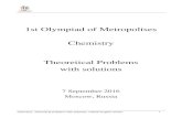 1st Olympiad of Metropolises Chemistry Theoretical Problems with solutions2016.megapolis.educom.ru/assets/media/chem-teor-sol-en.pdf · 2016. 9. 10. · Chemistry. Theoretical problems