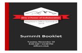 Summit Booklet - U of U Registrar · 2019. 11. 19. · Conor.robertson@utah.edu (801) 585‐3603 ... cer ﬁca on since 2011. Audits are also used to assist in academic planning by