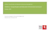 Children, Young People and Education Directorate Scorecard...Children, Young People and Education Performance Management Children, Young People and Education Directorate Scorecard