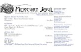 CLASSICAL MUSIC TO NEW EARS IN NEW WAYS MERCURYSOUL · 2020. 9. 27. · rick shinozaki, violin benjamin kreith charlton lee, viola kathryn bates, cello mercury soul percussion group