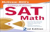 McGraw-Hill's Conquering SAT Math, 2nd Ed · 2019. 7. 23. · McGRAW-HILL’s CONQUERING SAT MATH SECOND EDITION Robert Postman Professor of Mathematics and Education Mercy College,