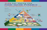 TIPS for Using the FOOD GUIDE PYRAMID - 株式会社アドムadmcom.co.jp/wanpaku/column/files/PyrBook.pdfEating foods from the Food Guide Pyramid and being physically active will