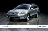 OUTBACK 2010 - Subaru · 2016. 6. 13. · 6 7 UNCONVENTIONAL UN-SUV. A vehicle that truly defies convention, the Subaru Outback delivers all-road/all-weather capability, massive versatility
