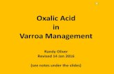 Oxalic Acid in Varroa Management - Scientific Beekeepingscientificbeekeeping.com/scibeeimages/Oxalic-pdf-with-comments.pdfOxalic has a long history in Europe . Oxalic acid has been