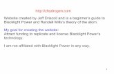 zhydrogen.com Explains the basics of Blacklight Power and ...zhydrogen.com/wp-content/uploads/2011/04/BLP-presentation-a.pdf · Randell Mills’s Theory explains the following cosmological