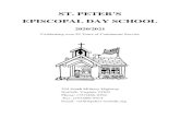 ST. PETER'S EPISCOPAL DAY SCHOOLST. PETER'S EPISCOPAL DAY SCHOOL 2020/2021 Celebrating over 59 Years of Continuous Service 224 South Military Highway Norfolk, Virginia 23503 Phone: