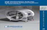 High Performance Axial Fan - Greenheck-USA...• Lift pressurization • Atrium pressurization Greenheck India Private Ltd. certifies that the Model RA 3 shown herein is licensed to