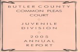 Butler County Court of Common Pleas...Butler County Court of Common Pleas Juvenile Division Juvenile Justice Center 280 North Fair Avenue Hamilton, Ohio 45011 DAVID J. NIEHAUS Administrative