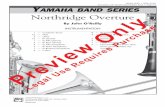 Northridge Overture - Stanton's...GRADE LEVEL: 1 (VERY EASY) (Correlates with Yamaha Band Student, Book 1, Page 21) YAMAHA BAND SERIES Alfred Publishing Co., Inc. 16320 Roscoe Blvd.,