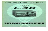 IlllE IF CIIIEIII - RadioManual · 2020. 8. 15. · SCHEMATICS for L-4B Amplifier and Power Supply (lalt 2 fold out pagel) . ... 3 watts). 3000 watts forward, ± (5% of reading +