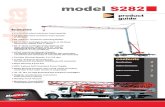 MCC 2892SX 3/27 · 2020. 3. 31. · data contents Specifications Outline Dimensions S282 Load Diagrams CraneCARESM 2 4 7 8 model S282 features • 2.2 ton (2,0 mton) maximum load