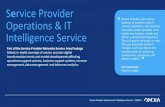 Service Provider Operations & IT Intelligence Service · 2021. 1. 12. · Intelligence Service Service Provider Operations & IT Intelligence Service | TB0264 Service providers face