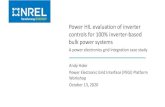 Power HIL Evaluation of Inverter Controls for 100% Inverter-Based … · 2020. 10. 13. · • PEGI/ARIES provide greater flexibility in linking MW-scale power to real-time models