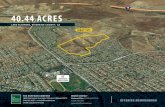 40.44 ACRES...Street, Date Street and Apple Blossom Lane. MUNICIPALITY City of Lake Elsinore, County of Riverside ACREAGE Approximately 40.44 acres ASSESSOR PARCEL …