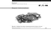 Repair Information - Eaton › content › dam › eaton › hydraulics › ...Eaton® Medium Duty Piston Pump Model 70360 Variable Displacement Piston Pump 40,6 cm3/r [2.48 in3/r]