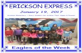 Eagles of the Week - Bloomingdale School District 13 · 2017. 1. 19. · VALENTINE’S DAY ROOM PARTY TUESDAY, FEBRUARY 14TH The Valentine’s Day Room Parties are scheduled for Tuesday,
