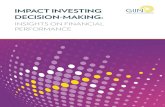 IMPACT INVESTING DECISION-MAKING Investing Decision...آ  2021. 1. 13.آ  Impact Investing Decision-Making:
