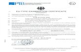 EU-TYPE EXAMINATION CERTIFICATE...PTB 02 ATEX 2063 Supply and isolating unit, passive, type WG 25 A7 resp. isolator without auxiliary power, type lsoTrans 37 A7 Knick Elektronische