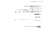 YEARBOOK INTERNATIONAL LAW COMMISSION 1985 · 2015. 6. 15. · (c) Judicial decisions and State practice other than agreements 1. Definition of harm (a) Multilateral agreements ,