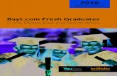 Bayt.com Fresh Graduates · 2016. 7. 24. · The Bayt.com Fresh Graduates in the Middle East survey targeted individuals across the MEN˜ region ˚ho complet-ed their most recent