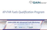 KP-FHR Fuels Programs - Idaho National Laboratory · 2019. 3. 6. · Fuel Pebble Evolution in the KP -FHR 6 Timeframe KP-FHR Startup KP-FHR Transition AGR-1 (2009) AGR-2 (2013) AGR-5/6/7
