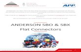 Anderson SBO and SBX® connectors · 2021. 2. 3. · SBO®/SBX® series SBO® and SBX® connectors build on the capability of the SB® connectors that handle two primary power contacts