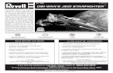 KIT 1868 obi-wAn'S jedi StArfightermanuals.hobbico.com/rmx/85-1868.pdfstarfighter is equipped with four laser cannons but these are only used for defensive purposes since the Jedi