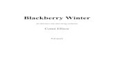 Blackberry - 001 1 SCBlackberry Winter I. Conni Ellisor & & & B?? # # # # # # 42 4 2 42 42 4 2 4 2 44 4 4 44 44 4 4 4 4 Solo Vln 1 Vln 2 Vla Vcl Dbs ∑ œ.œ œœ.œ œ.œœœ.œœœ