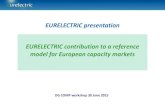 EURELECTRIC presentation EURELECTRIC contribution to a …ec.europa.eu/competition/sectors/energy/eurelectric_en.pdf · 2019. 8. 16. · EURELECTRIC presentation EURELECTRIC contribution
